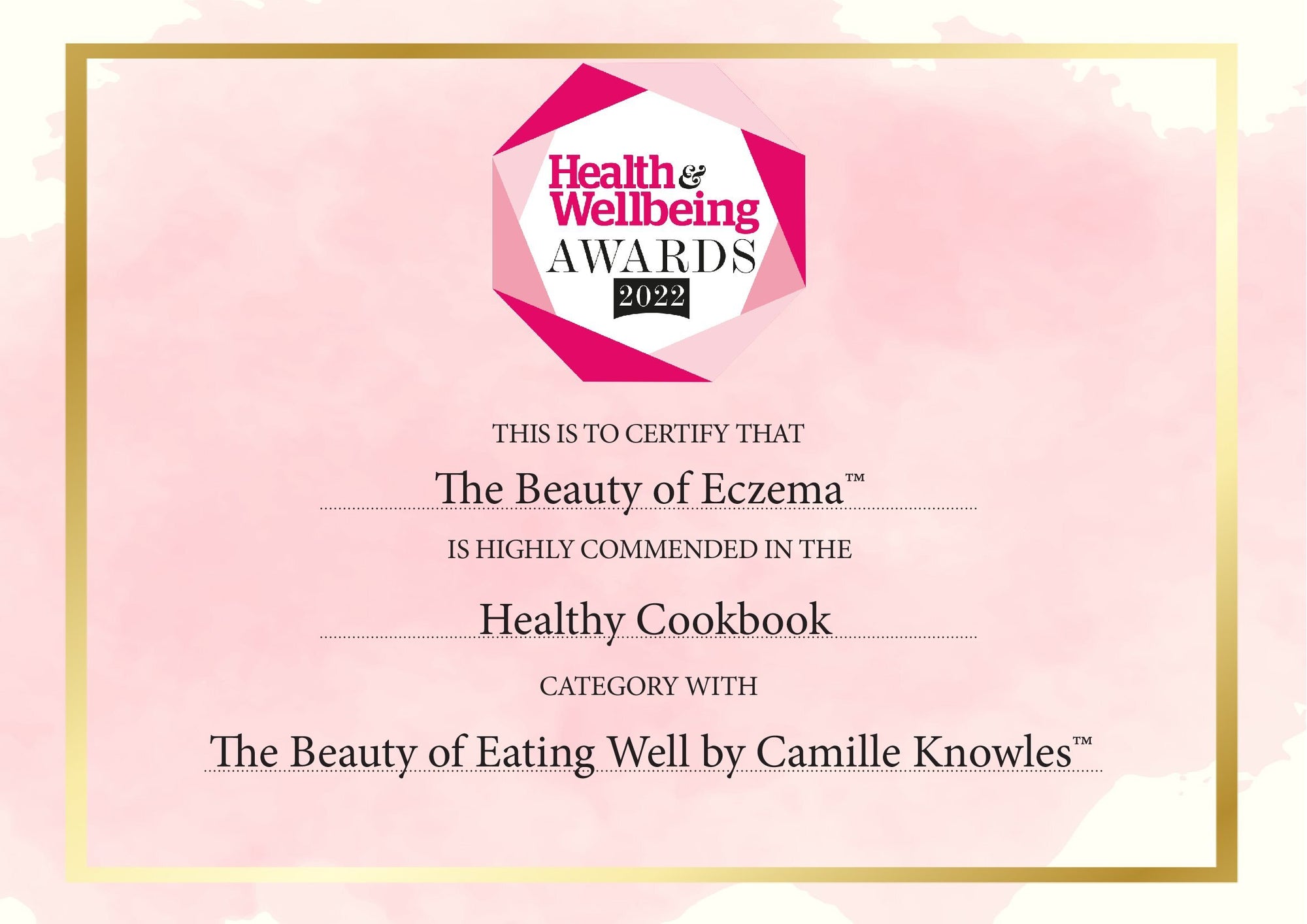 The Beauty of Eating Well by Camille Knowles™ Cookbook